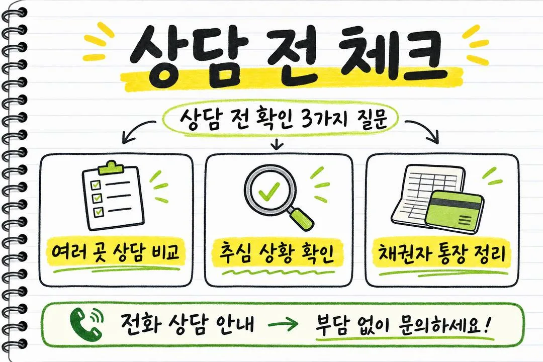 상담 전 체크